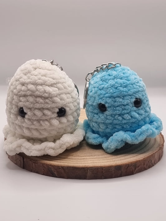 Crochet amigurumi octopus key ring