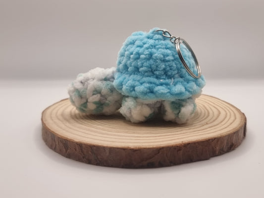 Crochet amigurumi Turtle key ring