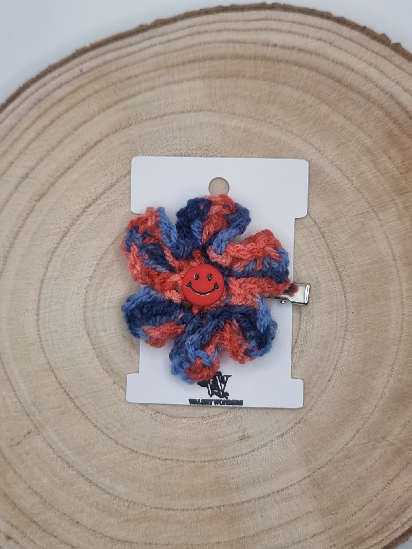 Crochet Flower Hair Slides