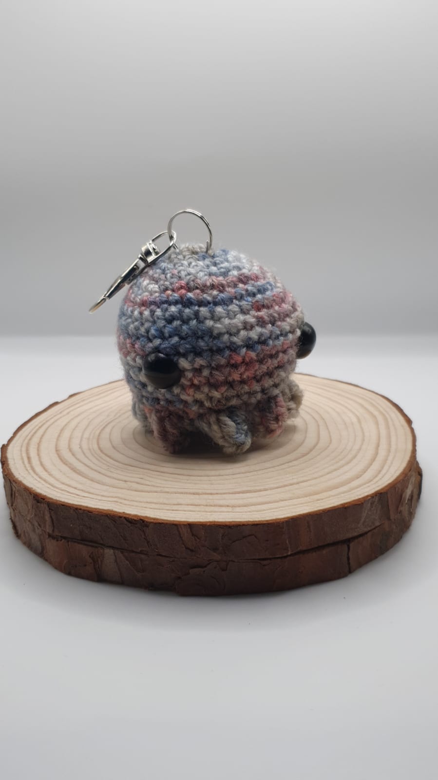 Crochet amigurumi octopus key ring