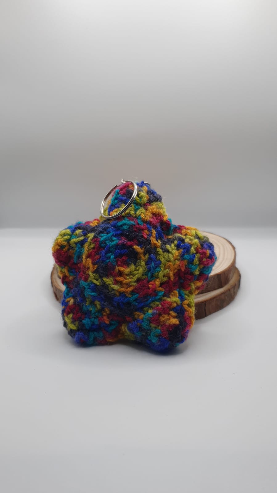 Crochet Amigurumi Star Key ring