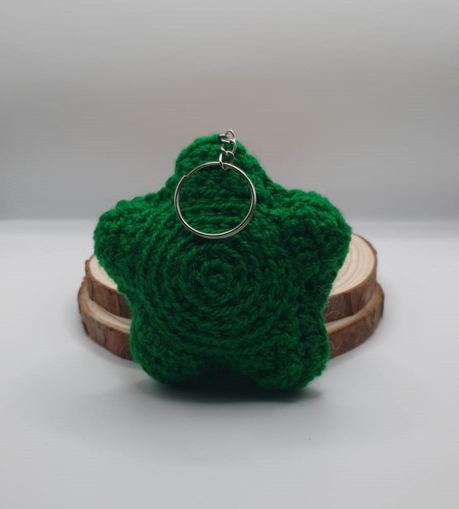 Crochet Amigurumi Star Key ring