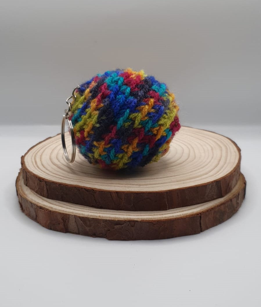 Crochet Amigurumi Ball Key ring