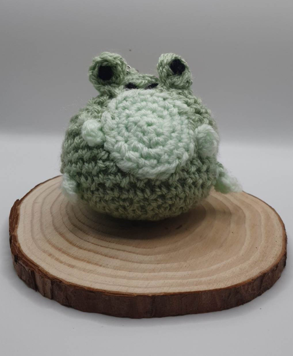 Crochet Amigurumi Frog keyring