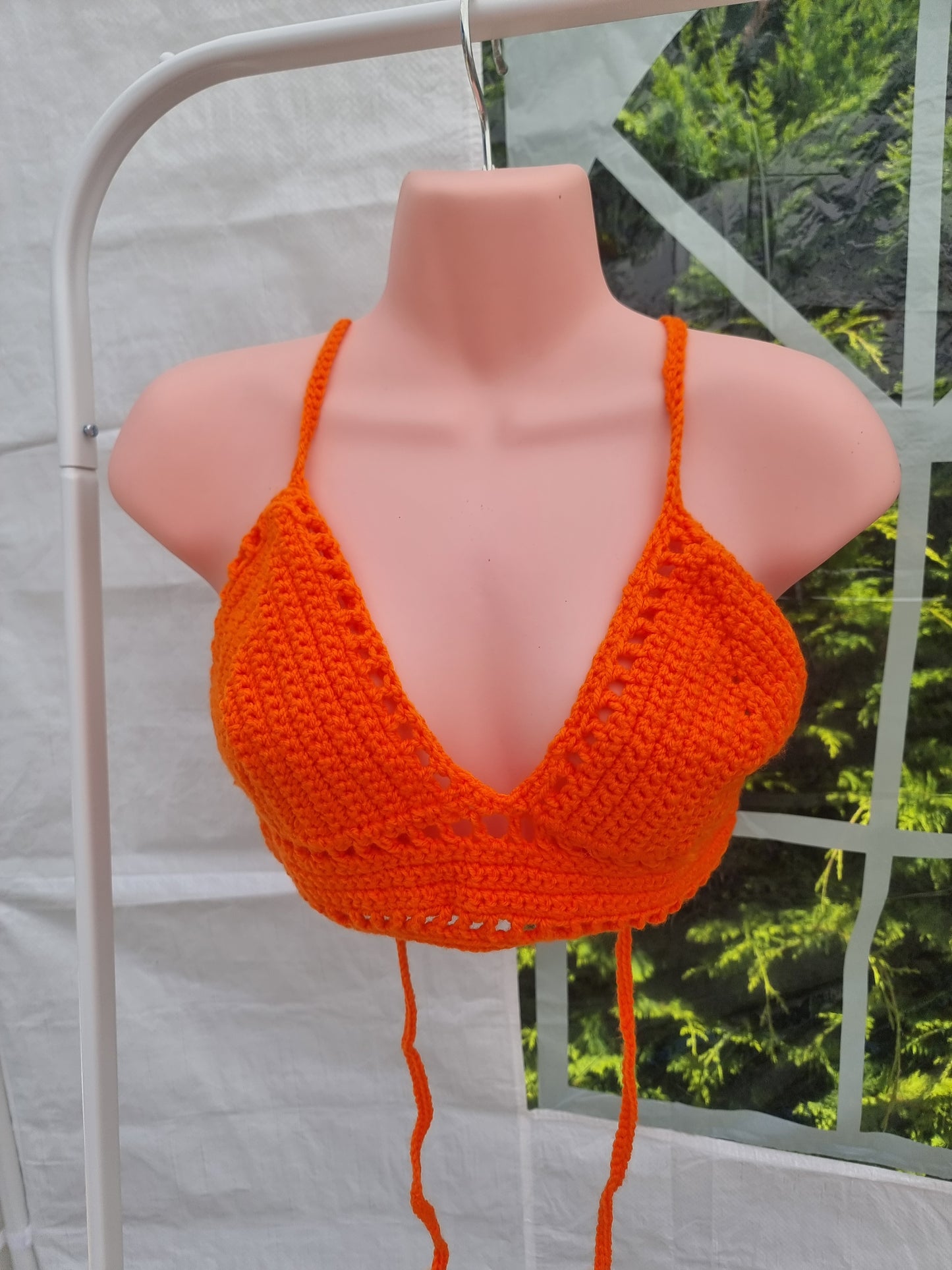 Crochet bikini tops