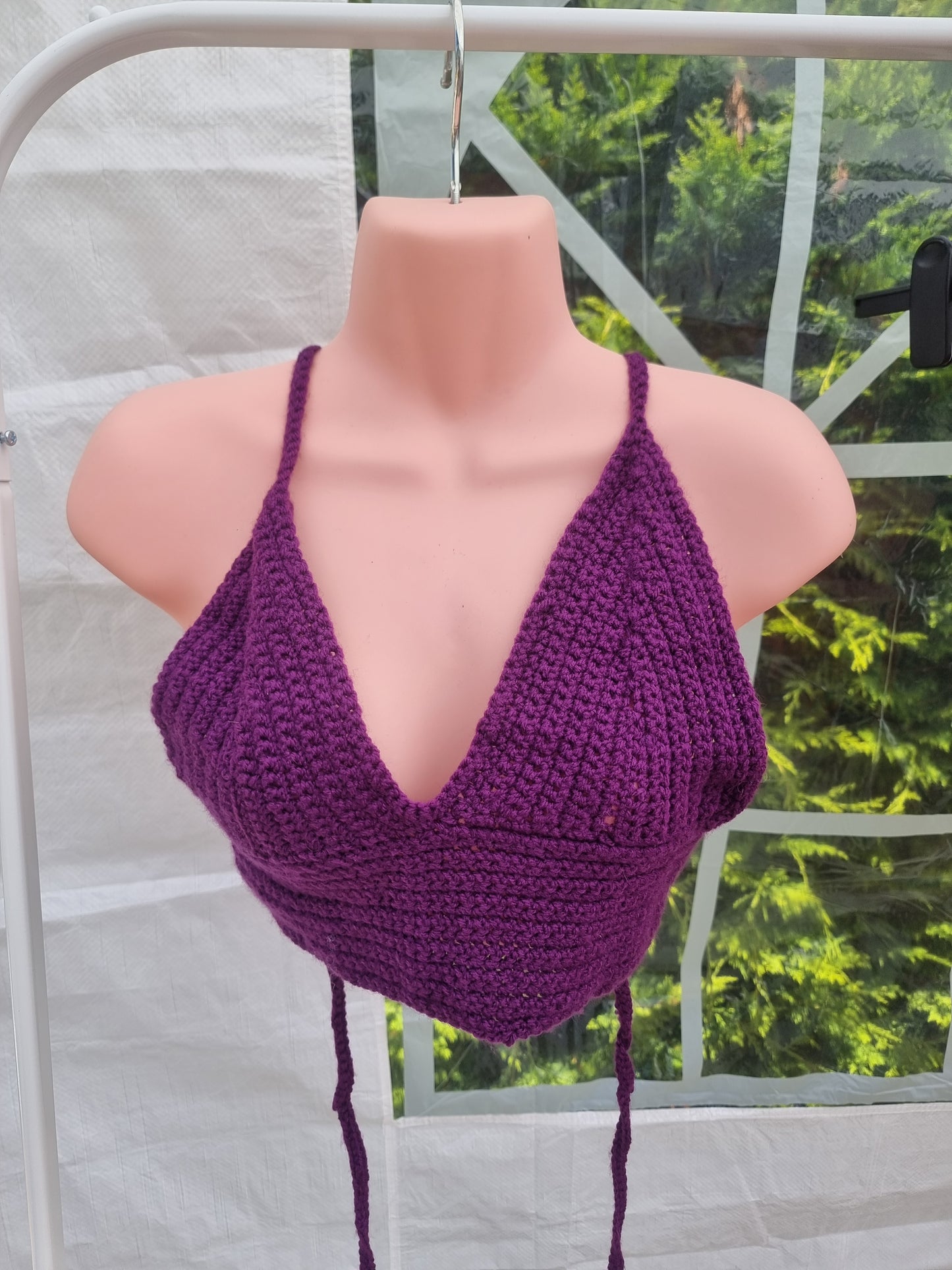 Crochet bikini tops