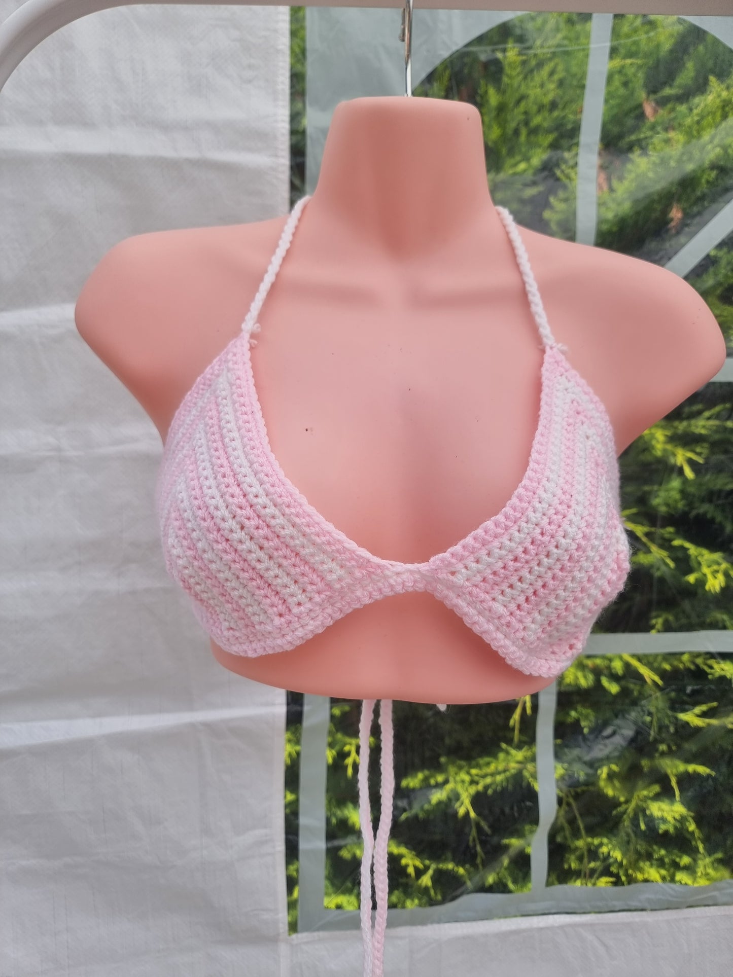 Crochet bikini tops