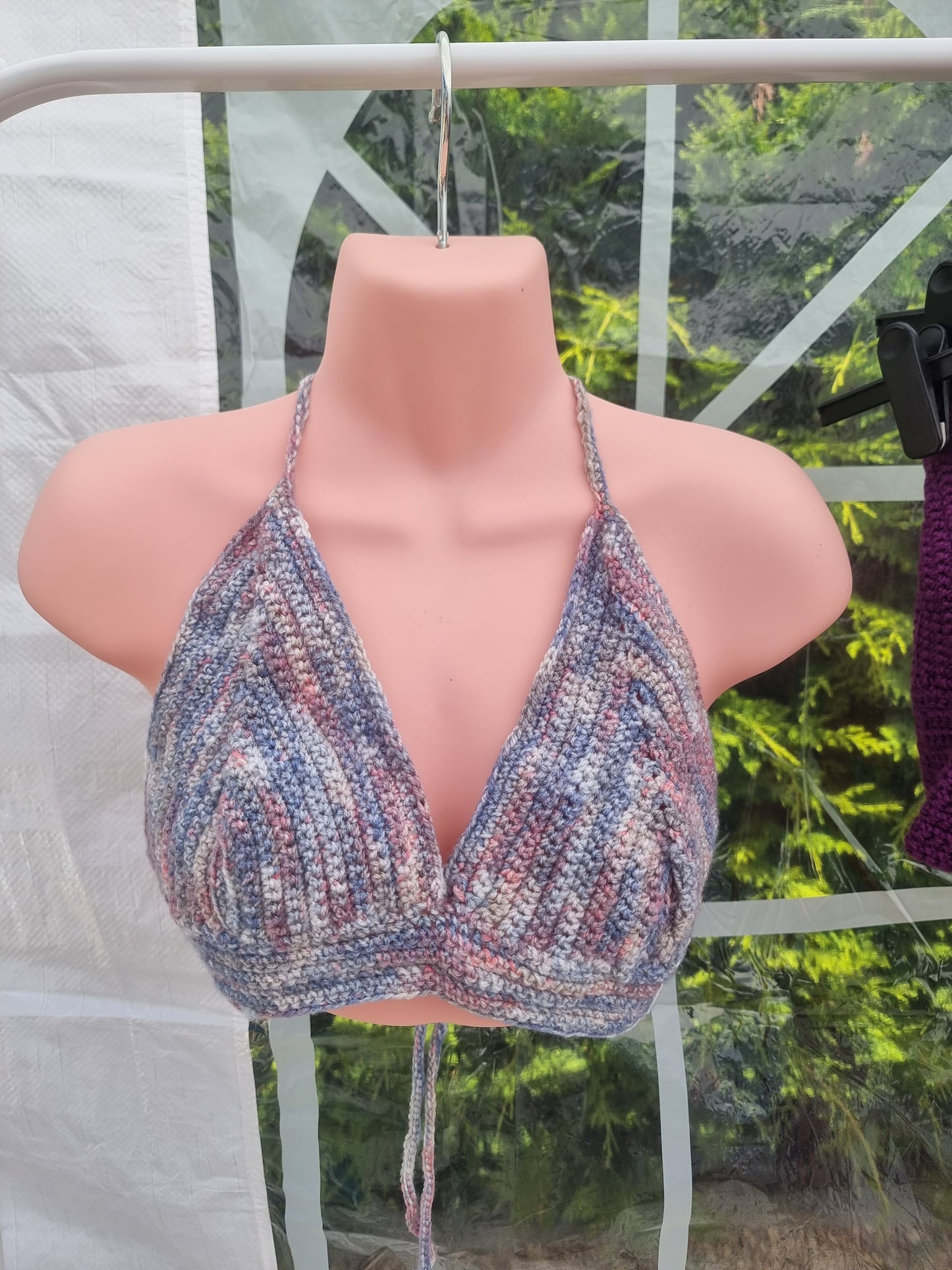 Crochet bikini tops