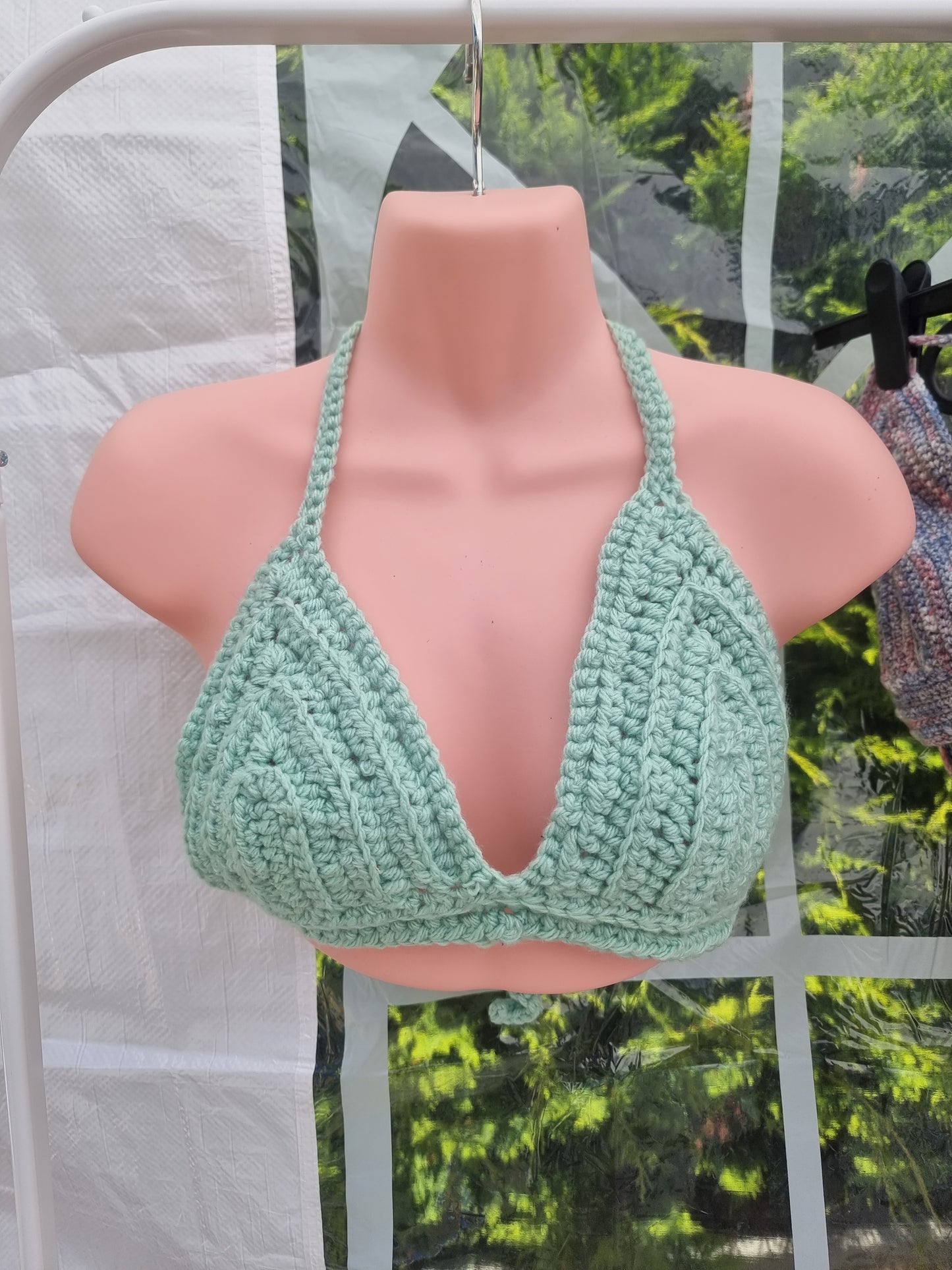 Crochet bikini tops