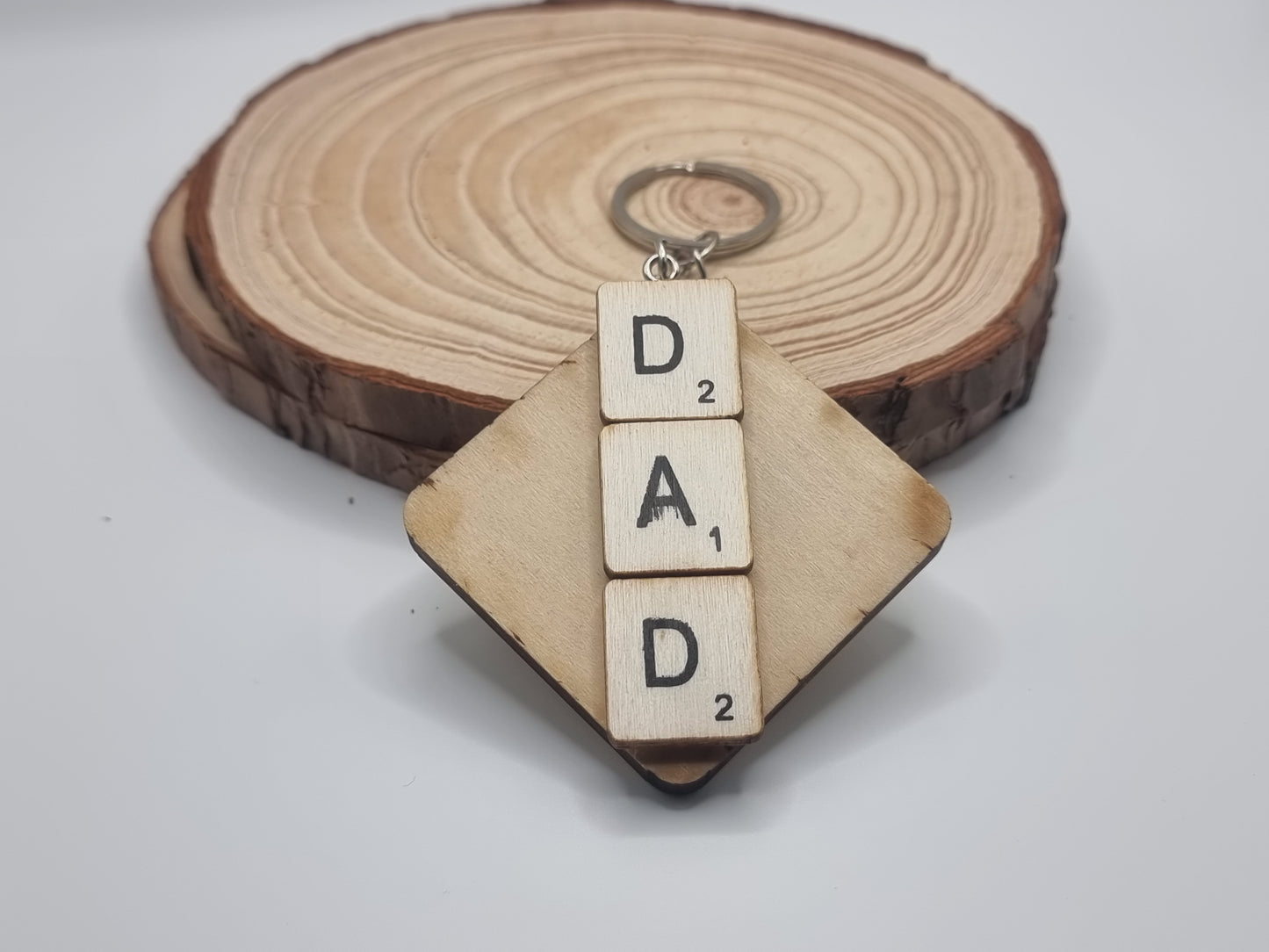 Dad square Key Ring