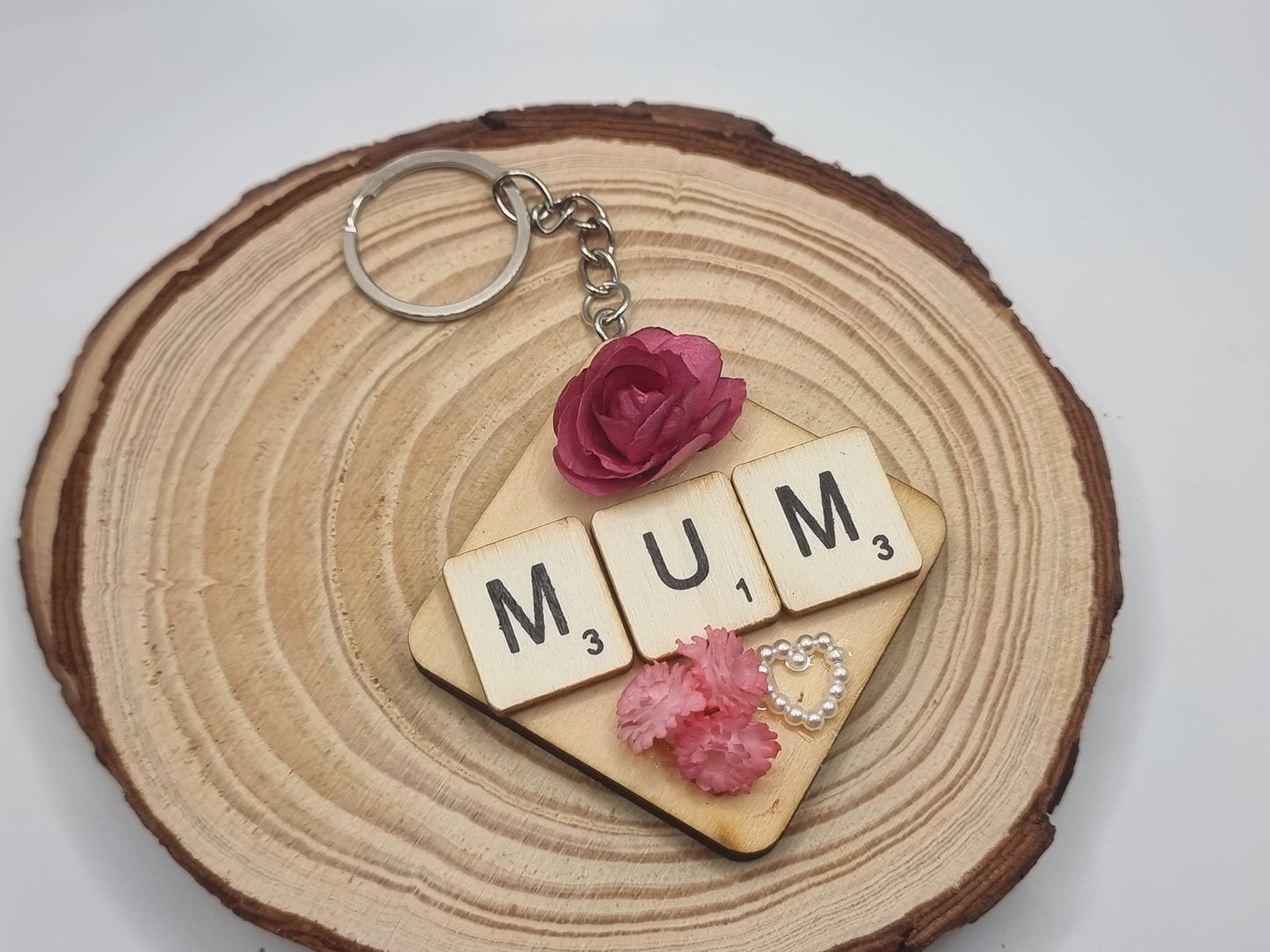 Mum square Key Ring