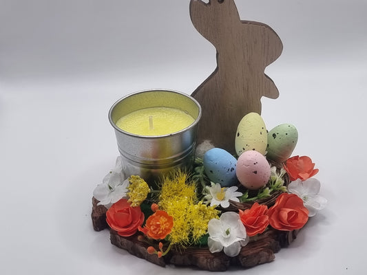 Easter bunny candle