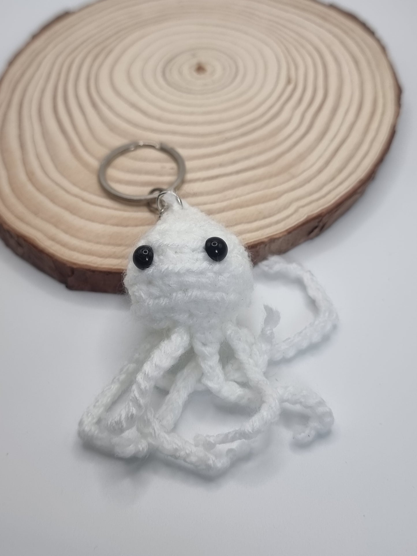 Crochet amigurumi Jelly fish key rings