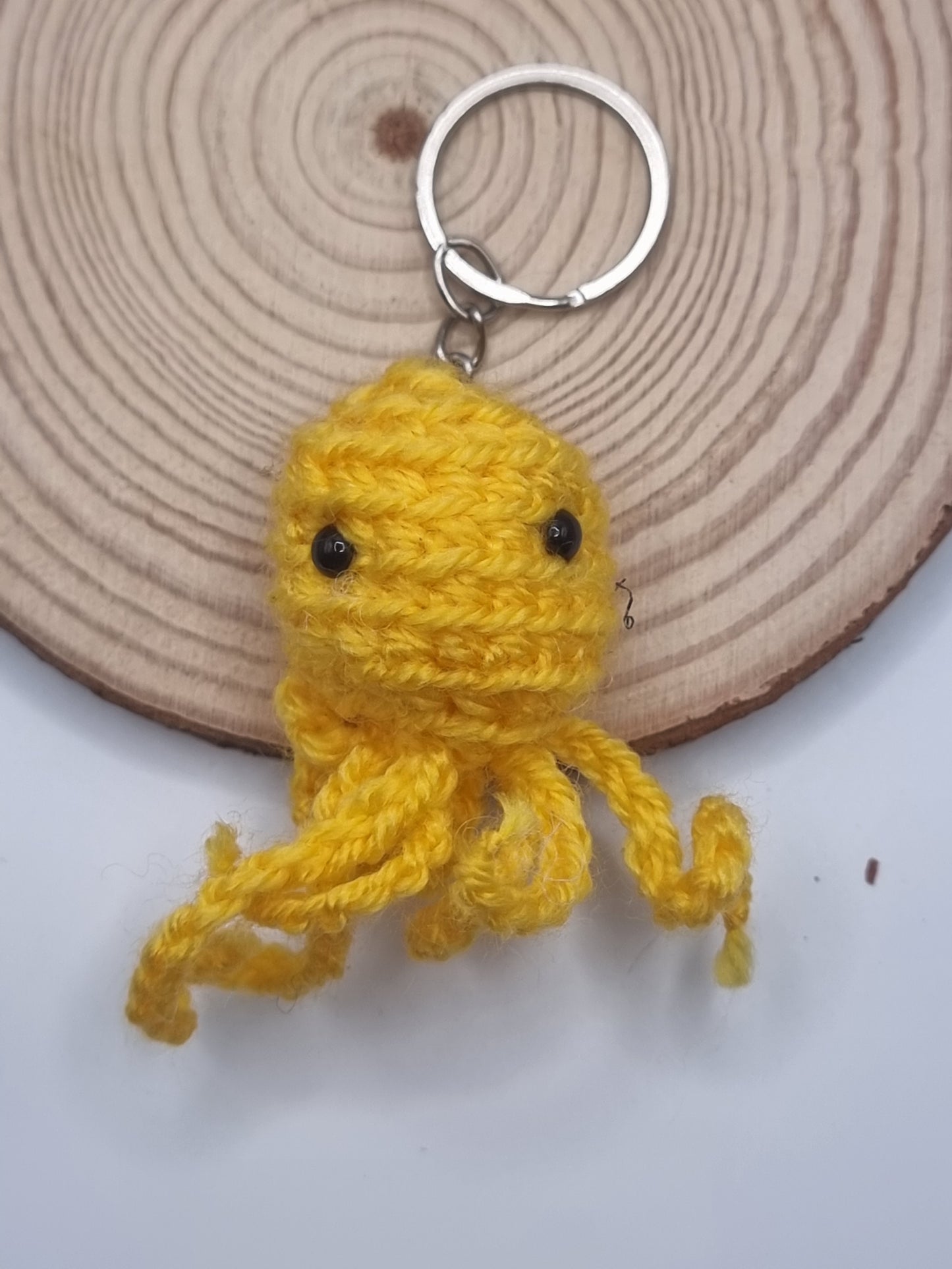 Crochet amigurumi Jelly fish key rings