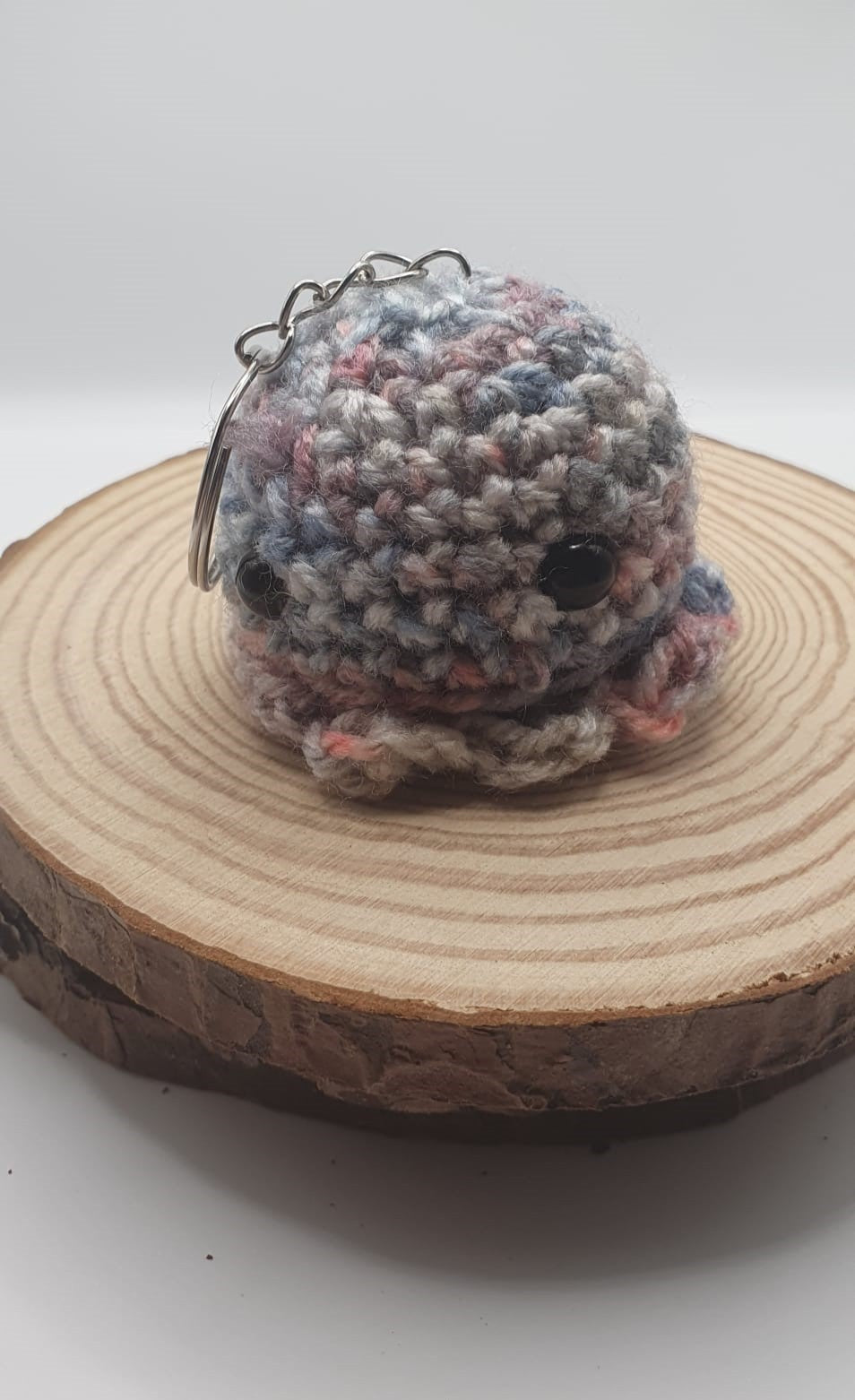 Crochet amigurumi octopus key ring