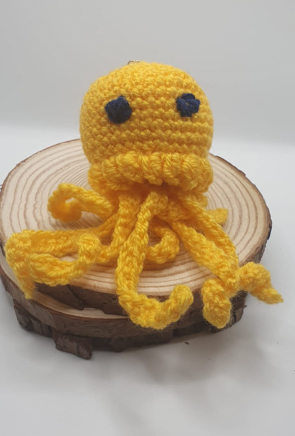 Crochet amigurumi Jelly fish key rings